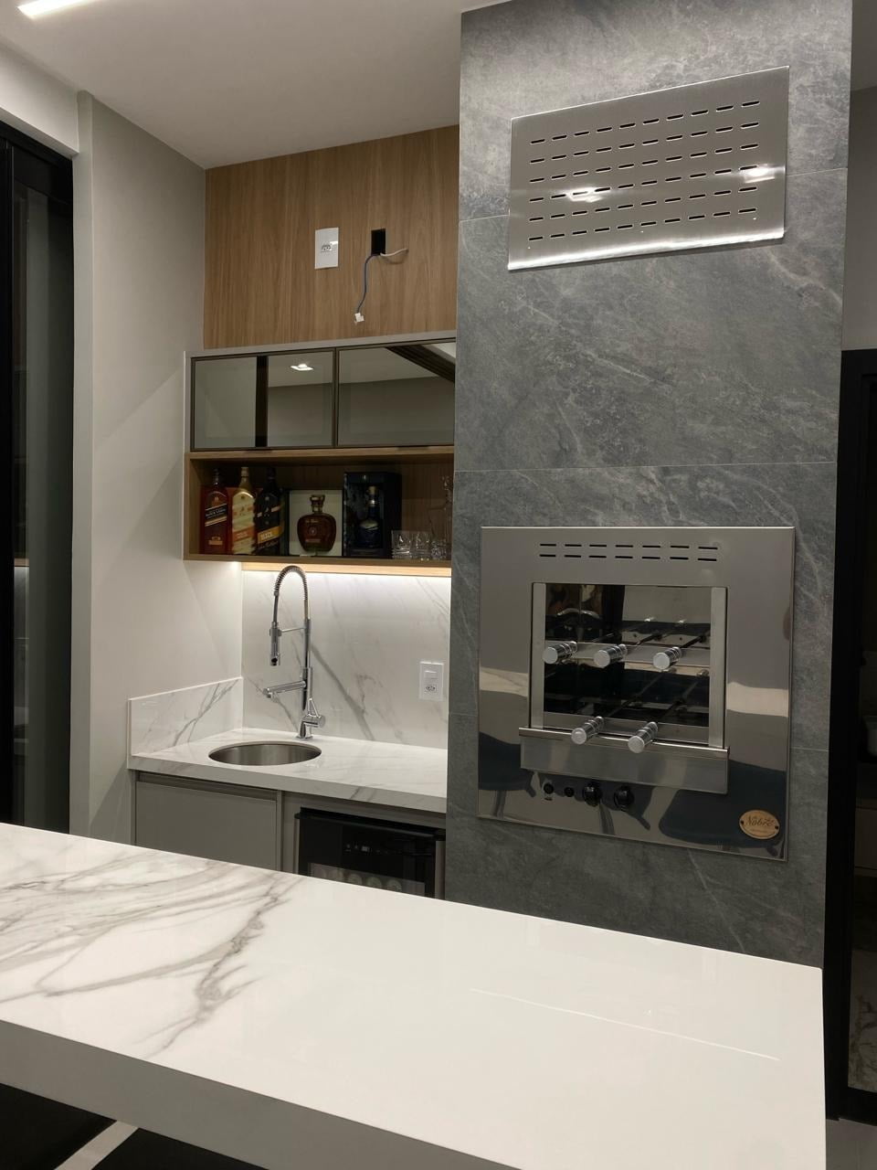 SAÍDA DE AR PARA CHURRASQUEIRA A GÁS 