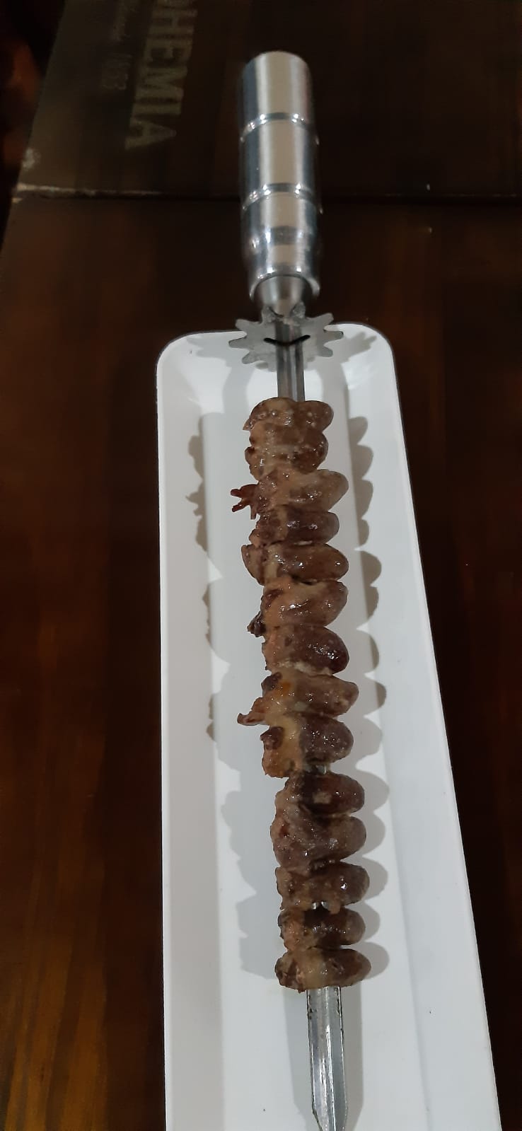 Espetinho de inox ( para churrasqueira de espetinhos) 