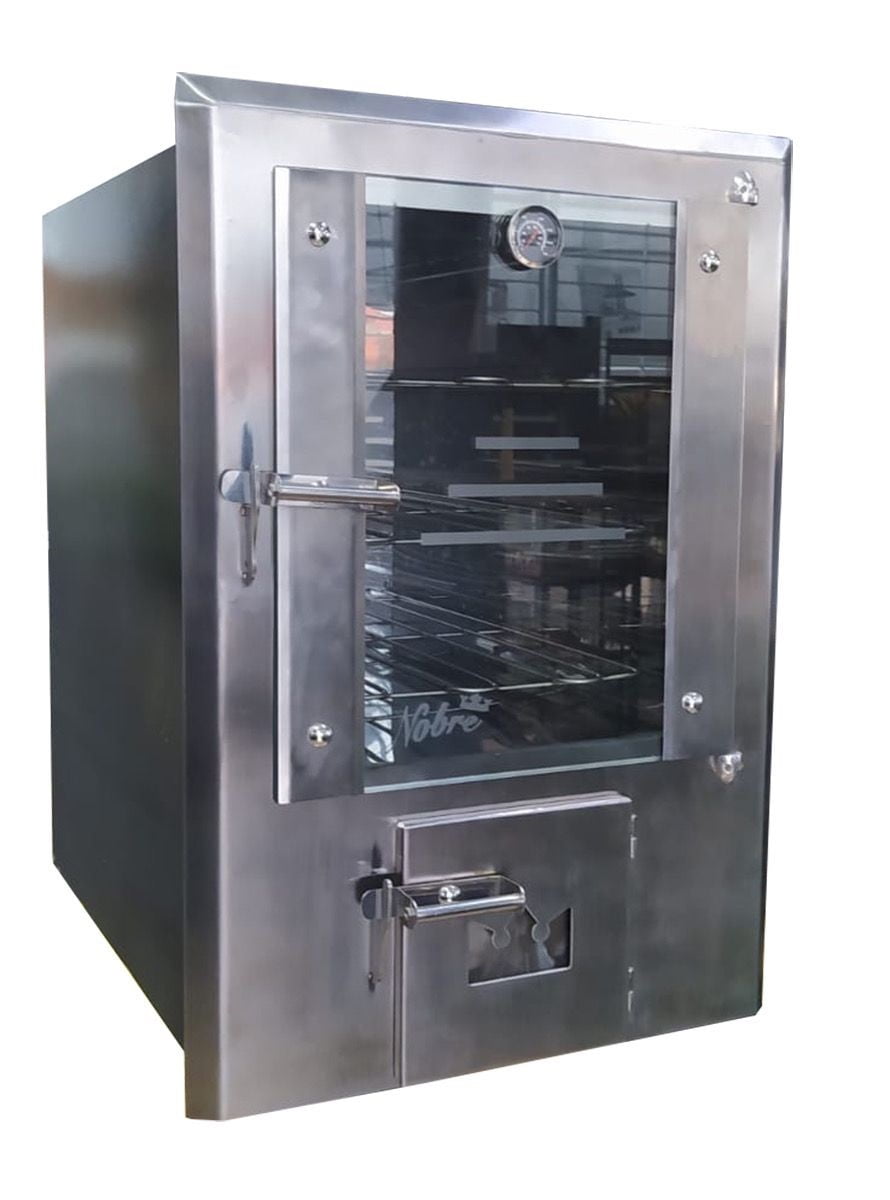 FORNO À LENHA PARA EMBUTIR - FRENTE EM INOX   NOBRE 75CM 