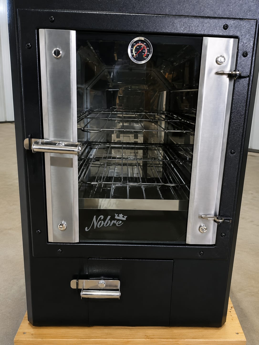 FORNO À LENHA PARA EMBUTIR PRETO (75CM)  NOBRE 