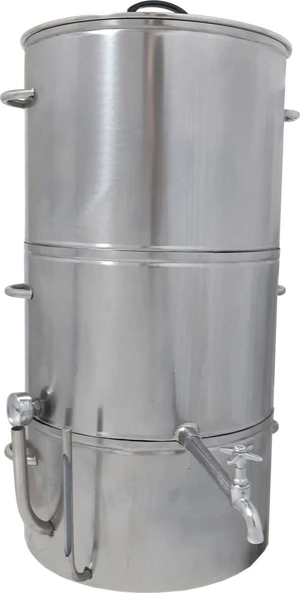 PANELA SUQUEIRA 50KG INOX 304  COM TERMOMETRO 