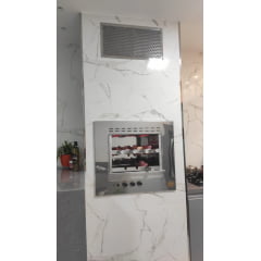 Churrasqueira à gás para embutir 10 espetos e duas galerias com grelha - Espetos avulsos