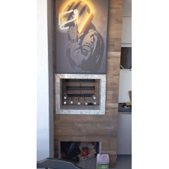 SUPORTE PARA ESPETO  PRETO