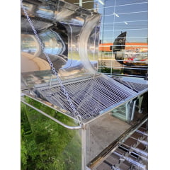 Churrasqueira portátil 11 espetos com tampa e sistema rotativo de grelha e espetos