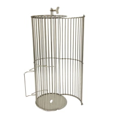 Churrasqueira inox com coifa e sistema rotativo 9 espetos e gabinete (armario) inox 430