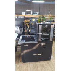 FORNO À LENHA COM FOGÃO E GABINETE CHAPA VITREO NOBRE FORNO À LENHA COM FOGÃO E GABINETE CHAPA VITREO NOBRE