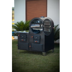 FORNO À LENHA COM FOGÃO E GABINETE PÁTRIA