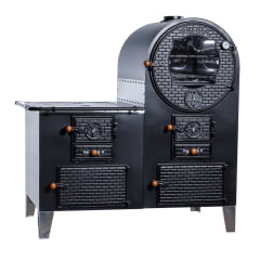 FORNO À LENHA COM FOGÃO E GABINETE PÁTRIA