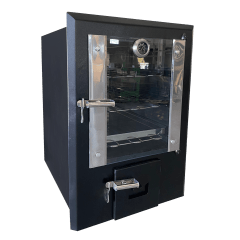 FORNO À LENHA PARA EMBUTIR PRETO (60CM) NOBRE 